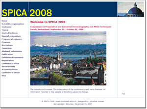 Syposium SPICA 2008, Zurich